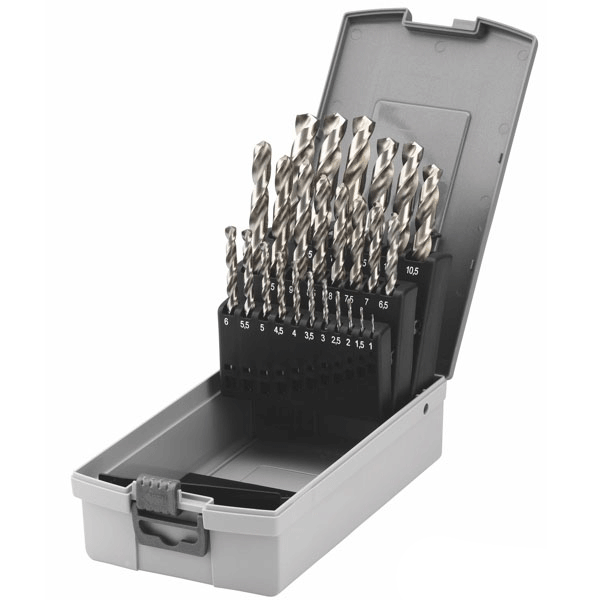 Bộ mũi khoan sắt 19 hoặc 25 mũi Elora 1361-S chuẩn DIN 1412 C