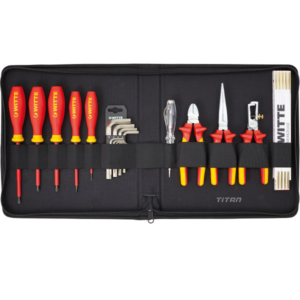 Túi đồ nghề WITTE Mediset 301202 gồm 11 món, Germany