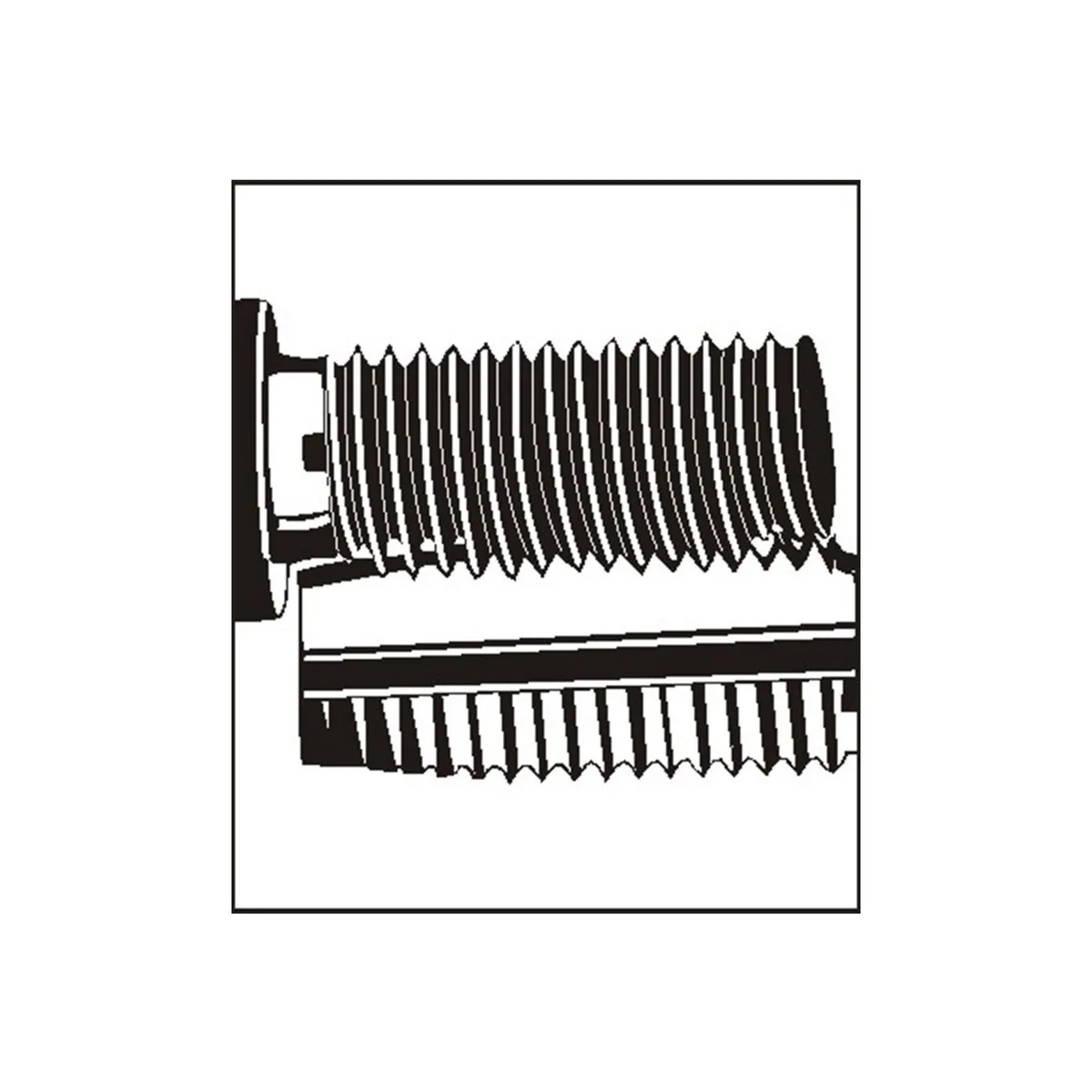 Ren cấy M 4 x 0.7 - 2.5 D V-COIL, bộ 100 cuộn thumbnail 3
