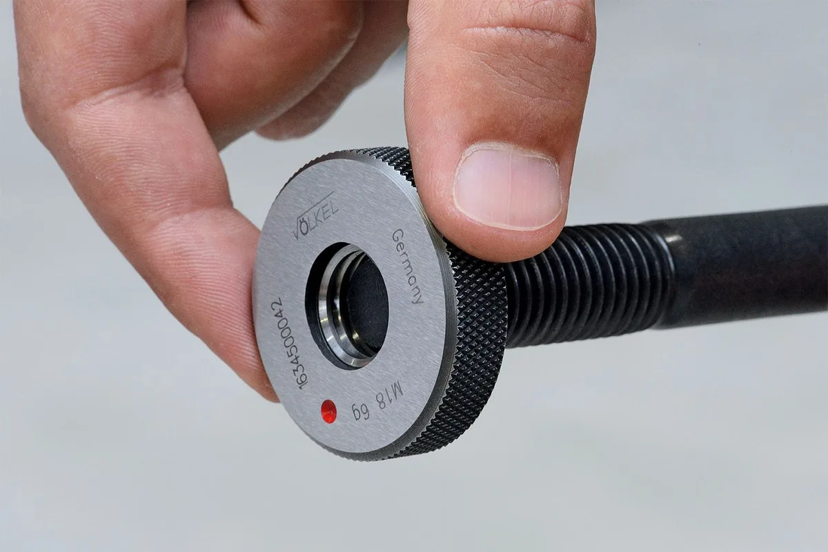 Precision NOGO Thread Ring Gauge (Tol. 6g) - M 5 x 0.35 thumbnail 3
