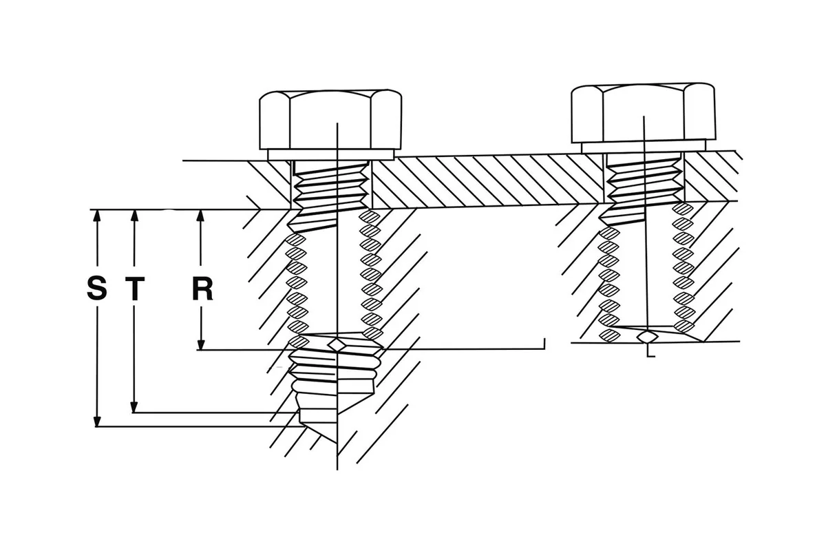 Massivgewindeeinsatz V-COIL VÖLKEL Typ SP, metrisches Feingewinde thumbnail 2