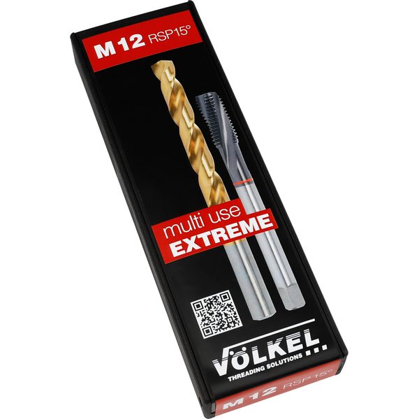 Cặp mũi khoan taro RED RING M 14 x 2.0, DIN 376, HSSE-PM phủ Titan