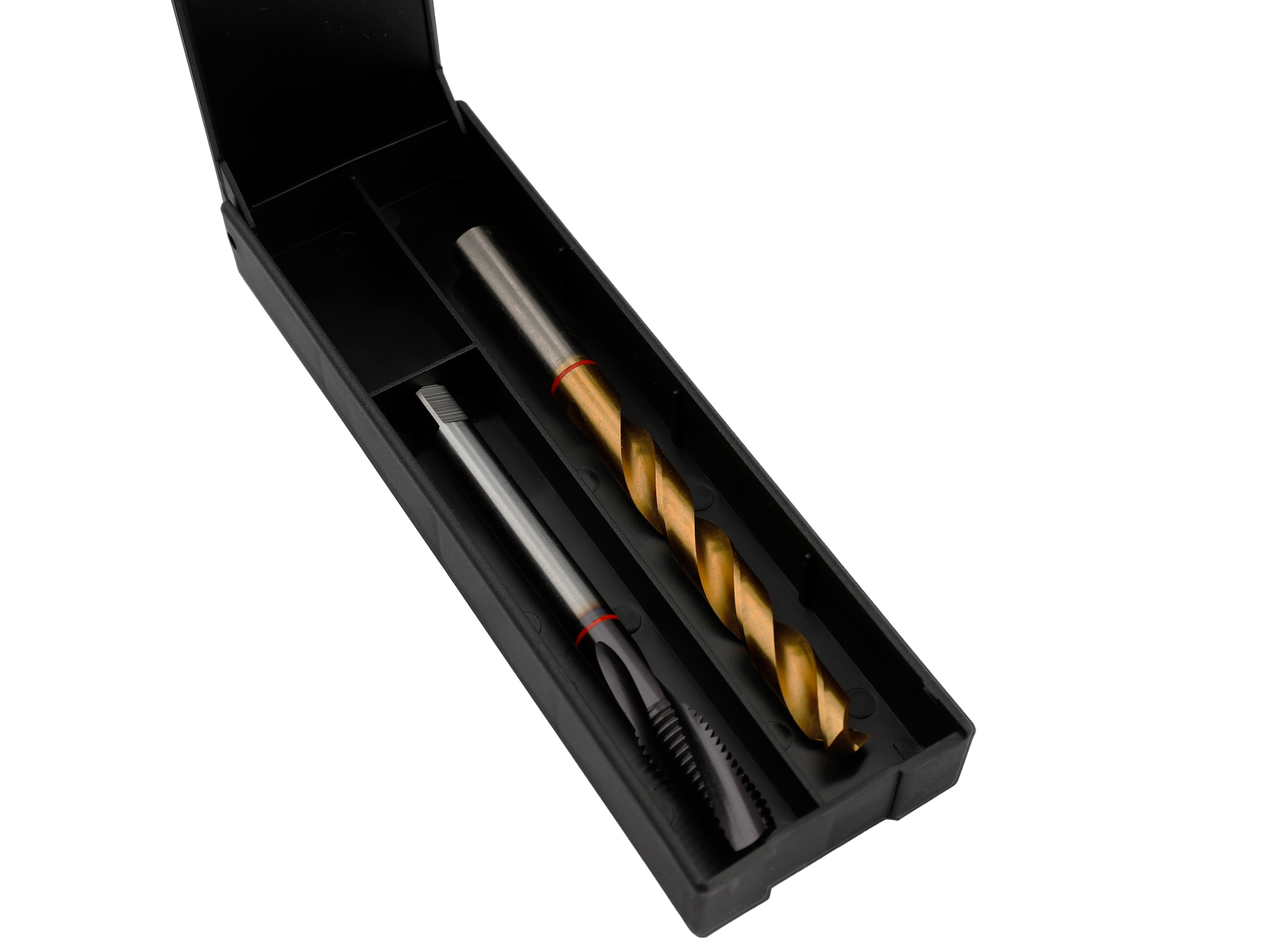 RED RING TwinBox Machine Tap + Twist Drill DIN 376 HSSE-PM TiALN - M 14 x 2.0 thumbnail 2