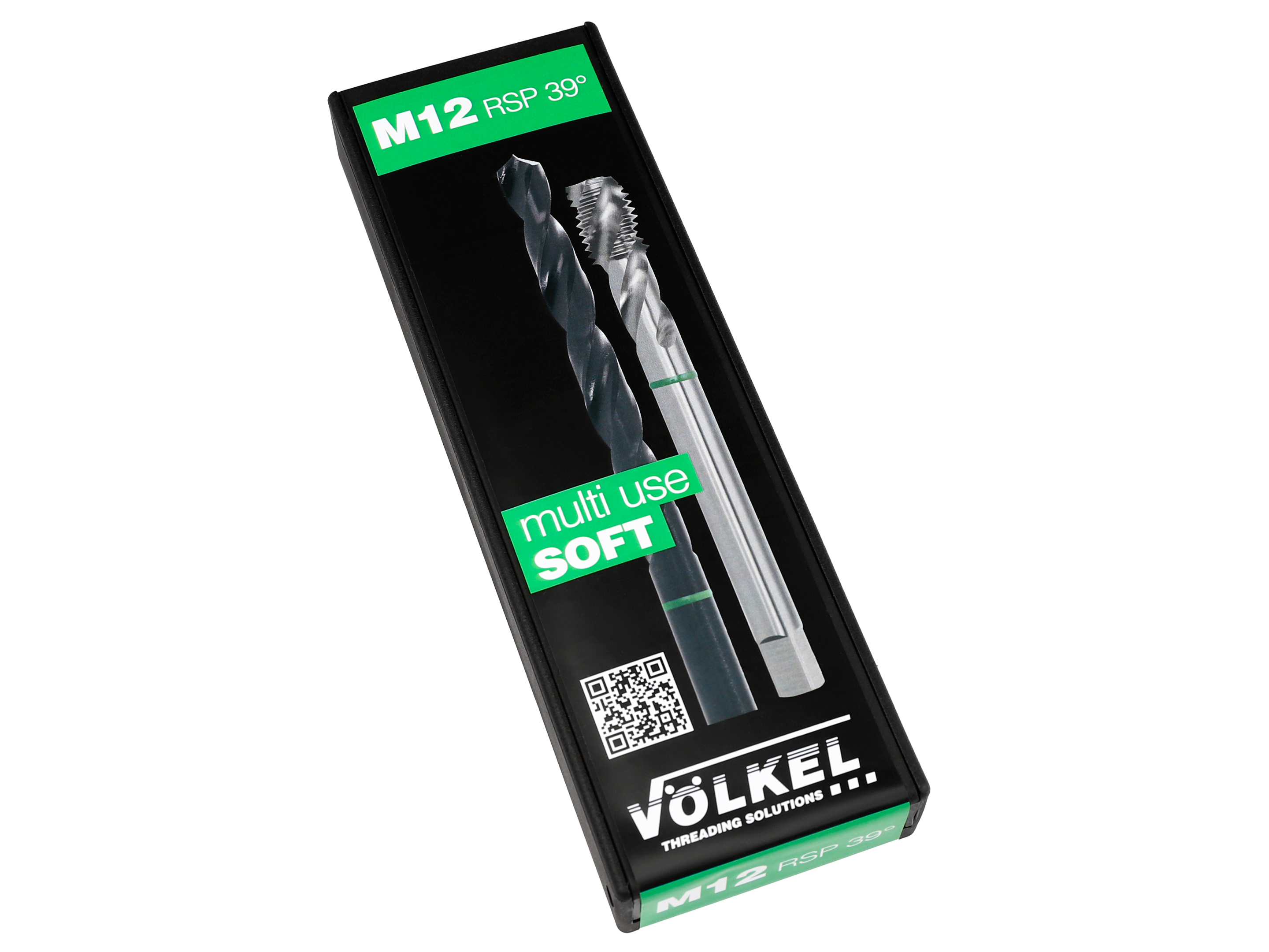 GREEN RING TwinBox Machine Tap + Twist Drill, DIN 376, HSS-E, M 12 x 1.75