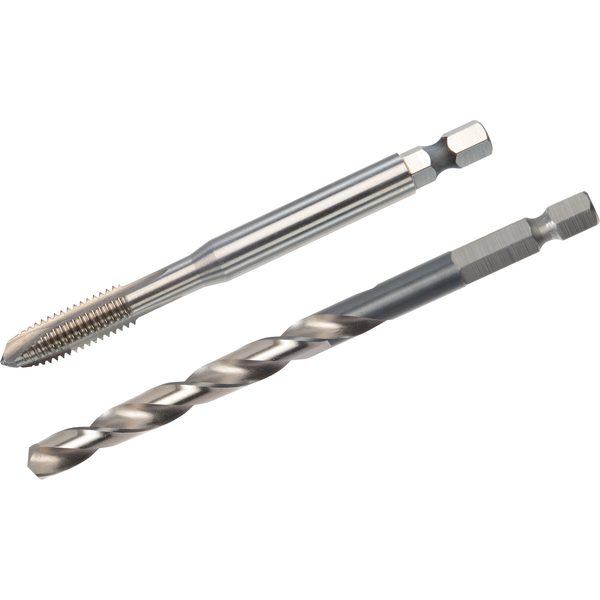 Cặp mũi khoan taro HEXDRIVE M4 x 0.7, DIN 371, HSS-E