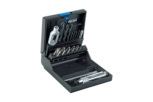 P.K.26 Short machine taps (set of 15 pcs.) incl. drills M 3 – M 12