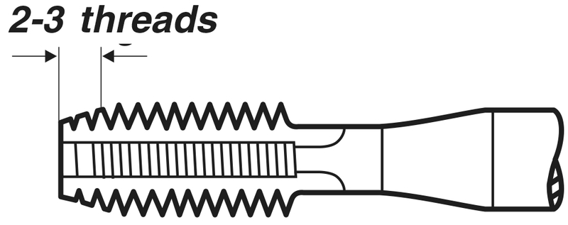 Machine taps (set of 7 pcs.) DIN 371/376 Form C M 3 – M 12 thumbnail 4