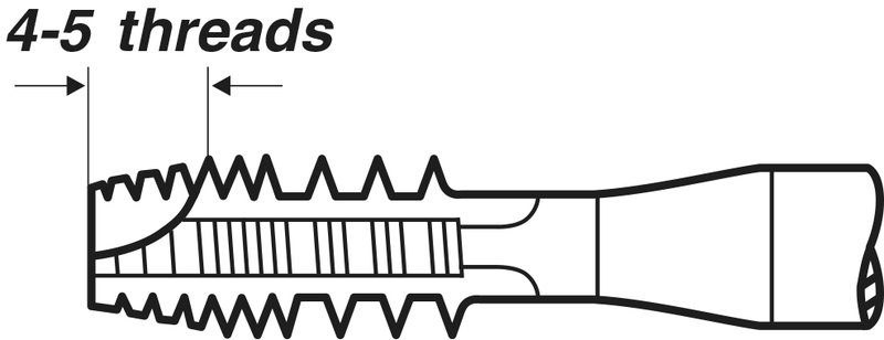 Machine taps (set of 7 pcs.) DIN 371/376 Form B-AZ M 3 – M 12 thumbnail 4