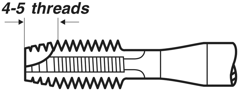 P.K.40 HSS-E Machine taps (set of 14 pcs.) DIN 371/376 M 3 – M 12 thumbnail 5