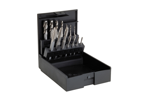 P.K.41 HSS-E TiN Machine taps (set of 14 pcs.) DIN 371/376 M 3 – M 12