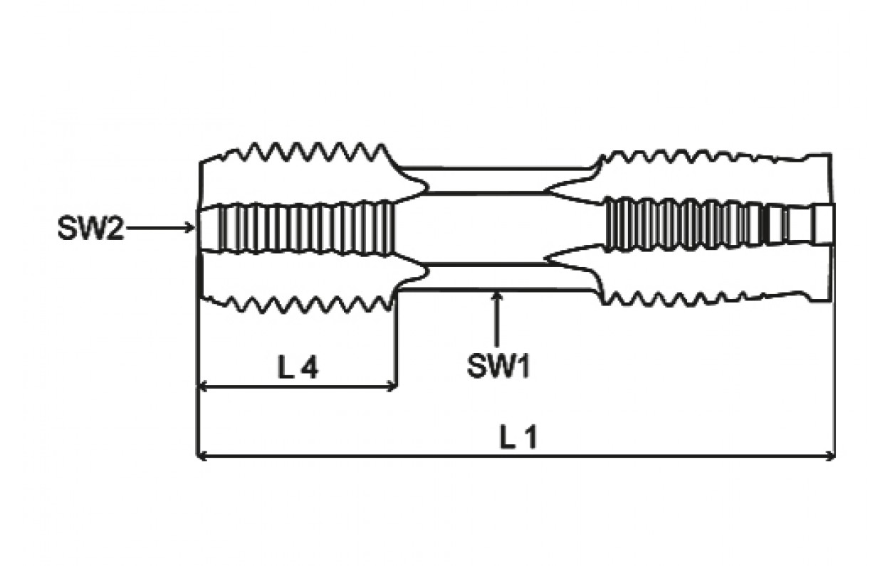HexTap - Double ended tap, Multi-Drive (set of 6 pcs.) G (BSP) 1/8 – 1“ thumbnail 5