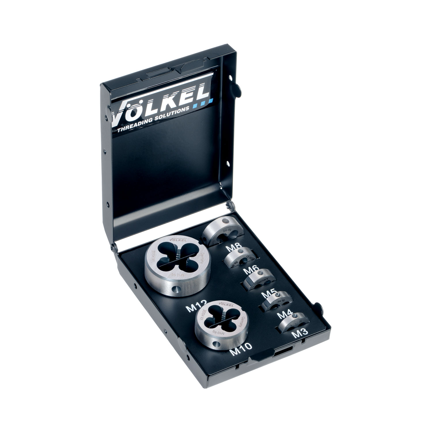 P.V.96 Round dies VX (set of 7 pcs.) HSS-E VAP M 3 – M 12