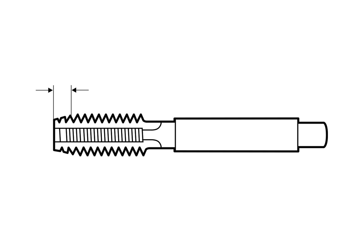 Mũi taro ren tay (tạo ren trong) Finisher DIN 352 HSSE - M 24 x 3.0 thumbnail 3