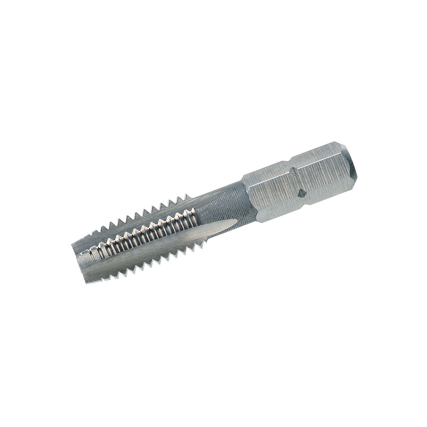 HexTap Type S Threading Bit, 1/4" hexagon drive Form D HSS-G - M 4.5 x 0.5