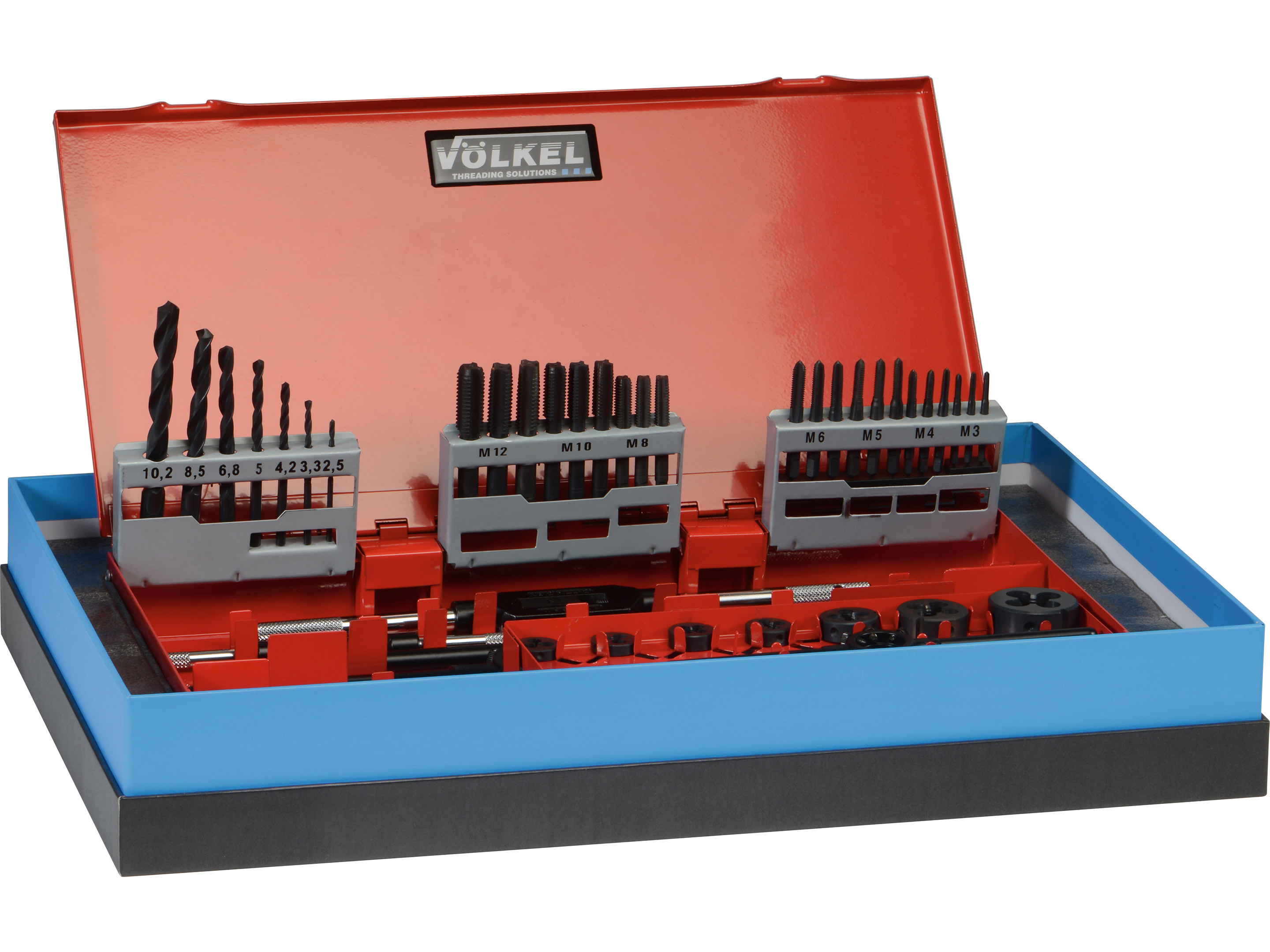 Thread Cutting Tool Set (Red) DIN HSS-G M 3–12 – 111 Years Edition thumbnail 2