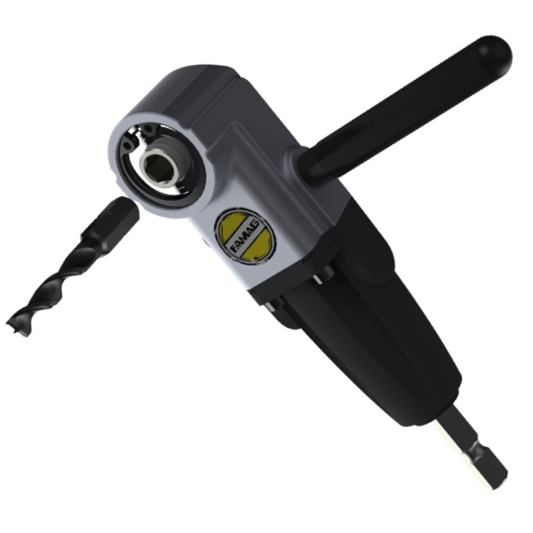 Trục đảo hướng mũi khoan, vặn vít, lỗ lục giác 1/4 inch FAMAG 1598.750