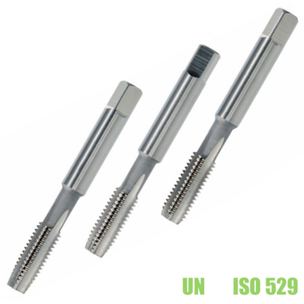 Bộ 3 mũi taro ren trong hệ inch theo ISO 529 HSS-G - UN